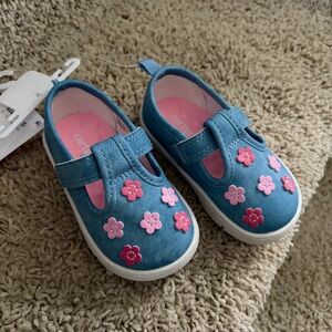 Carter's Baby Girl Denim Shoes. New